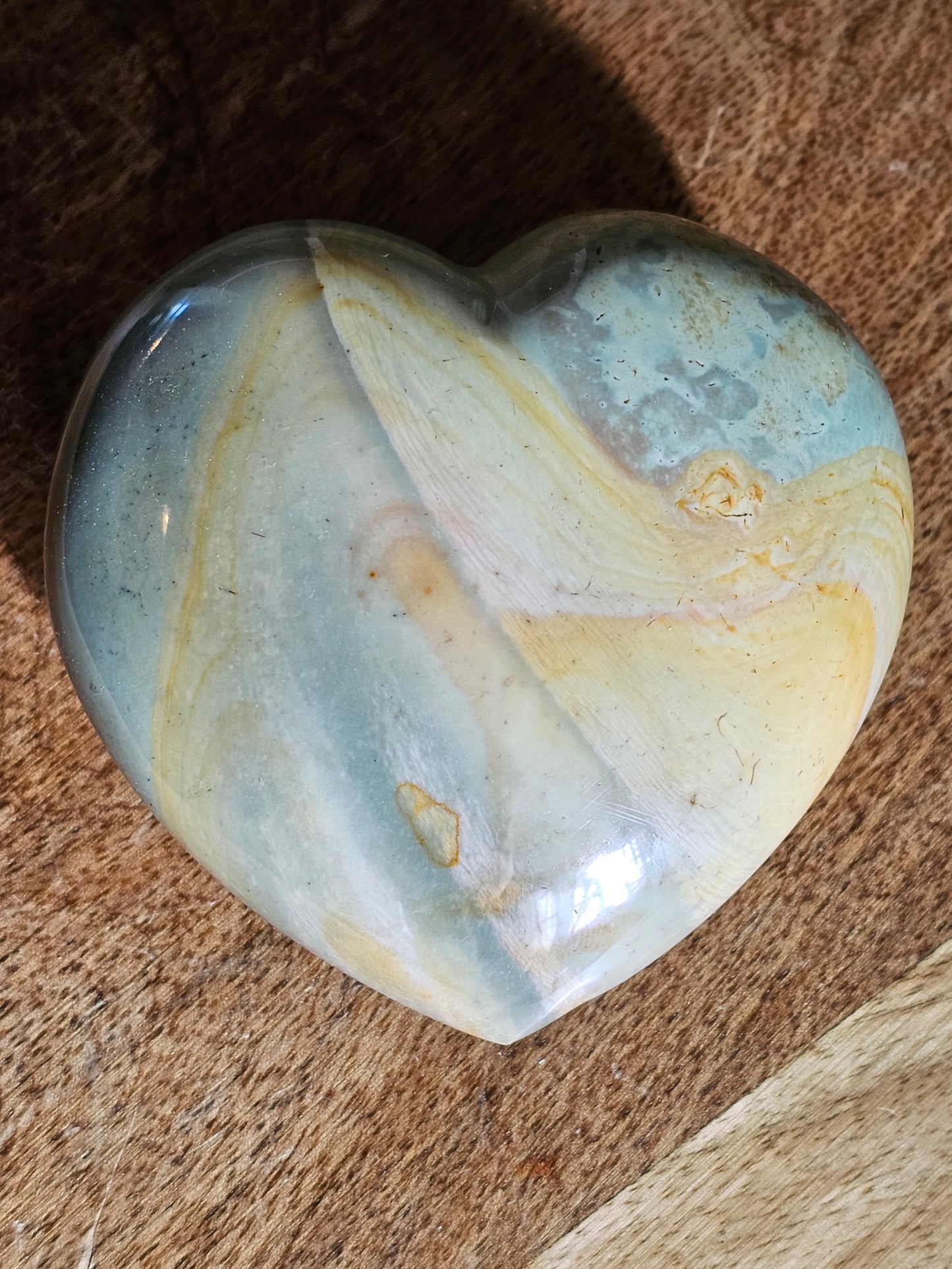 Ocean Jasper Heart