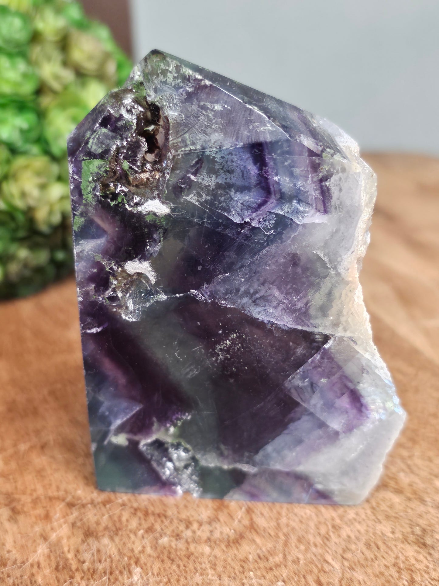 Raw Edge Fluorite Slab