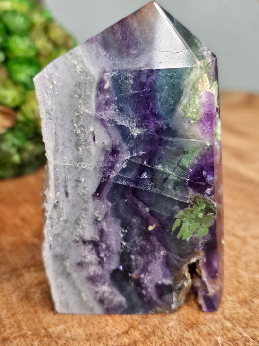 Raw Edge Fluorite Slab