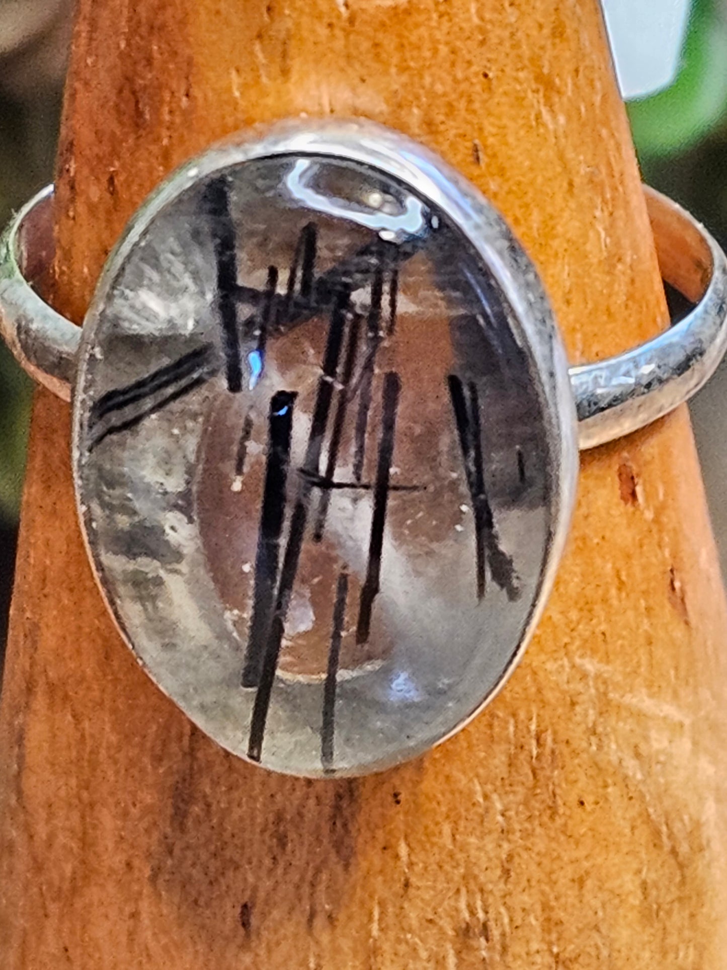 Rutilated Quartz Ring