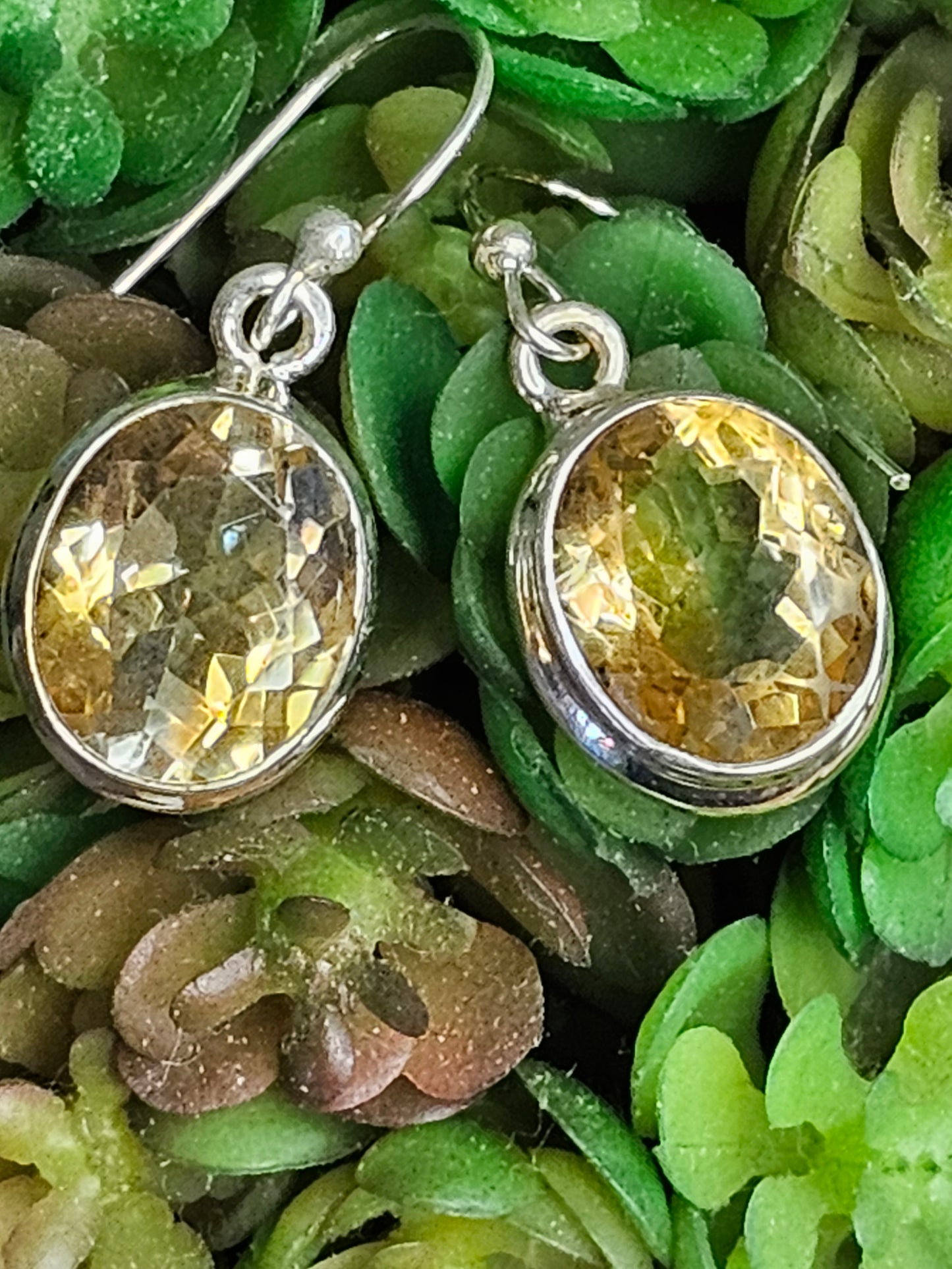 Yellow Citrine Earrings