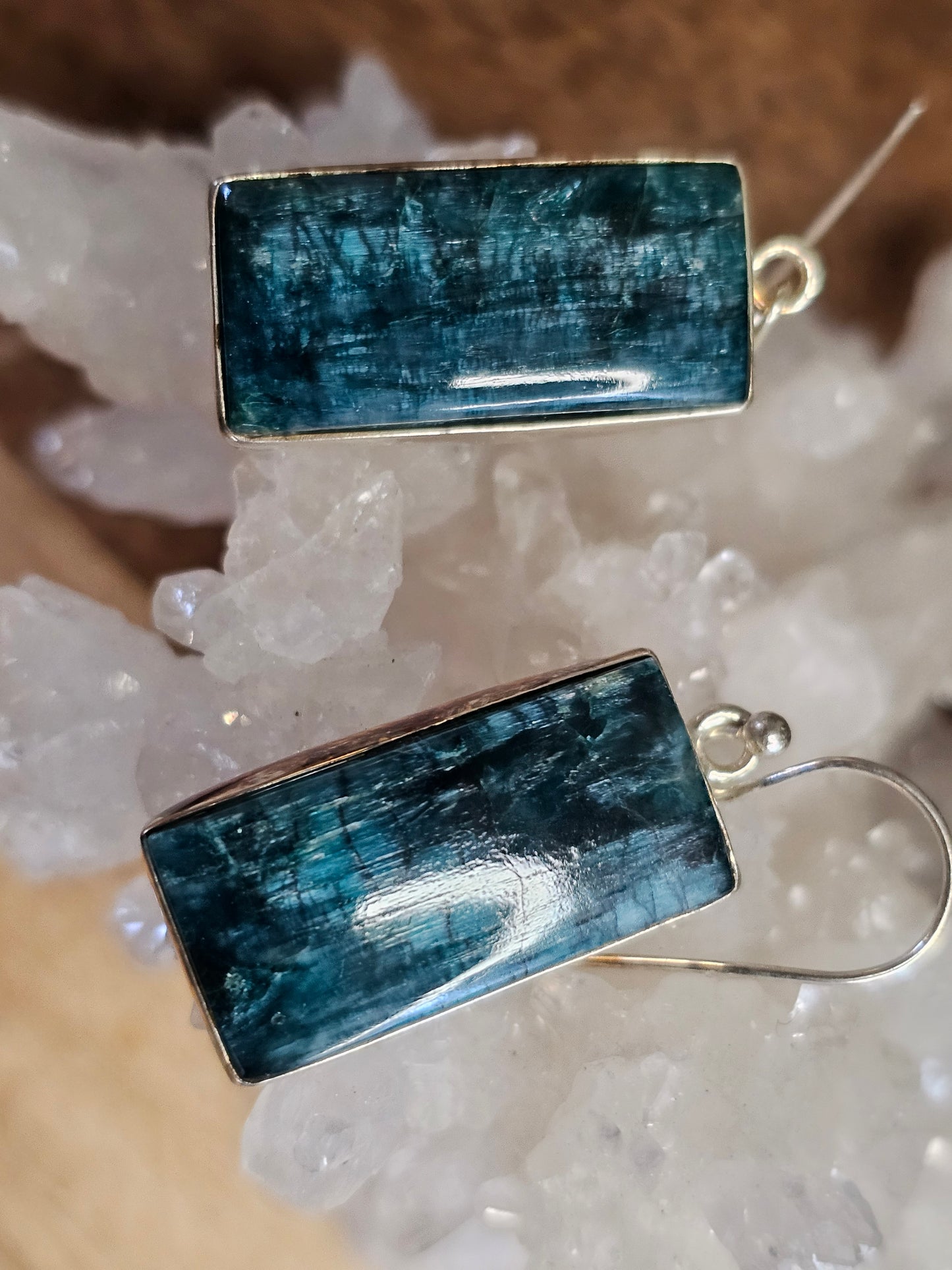 Blue Apatite Earrings