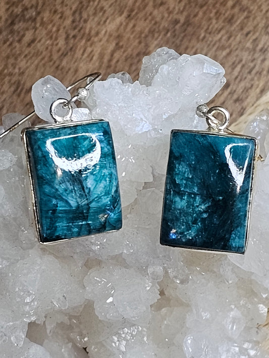 Blue Apatite Earrings