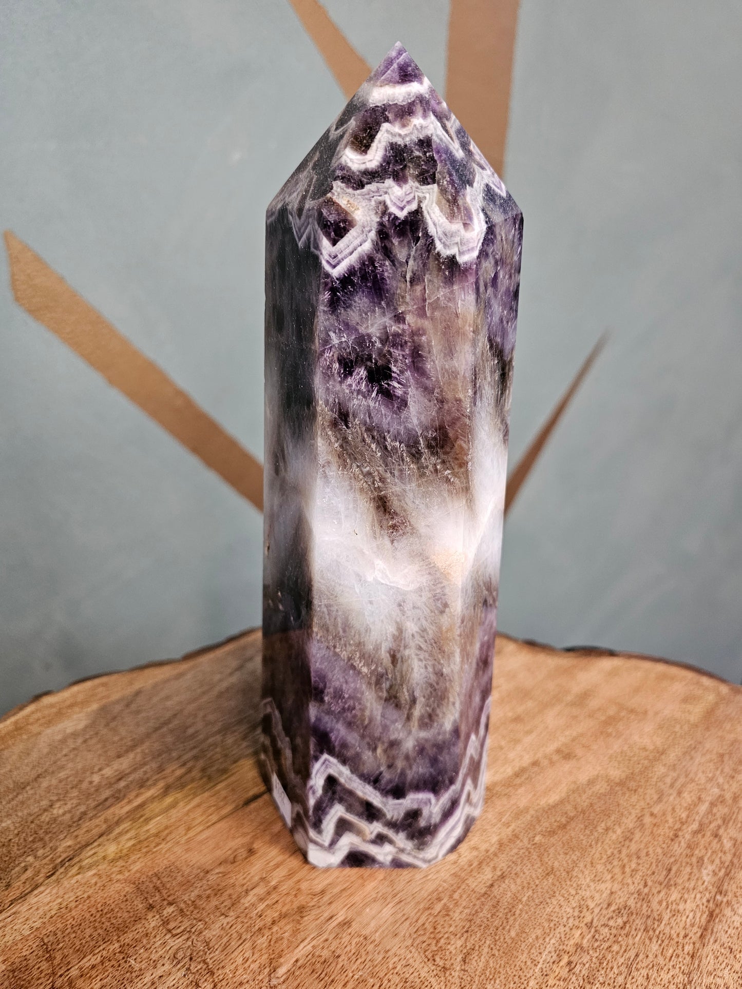 Chevron Amethyst Tower