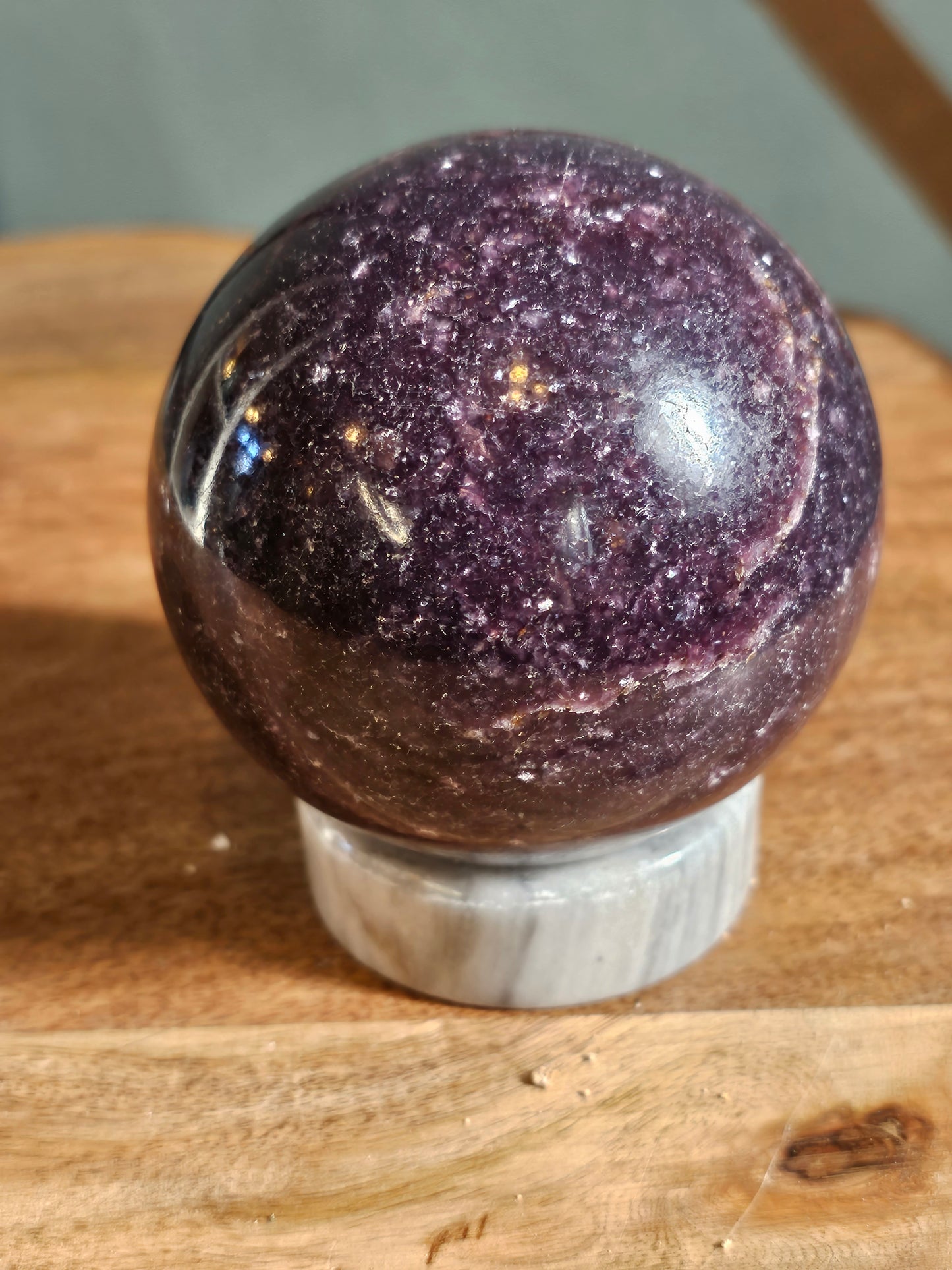 Lepidolite Sphere