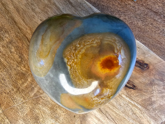 Ocean Jasper Heart