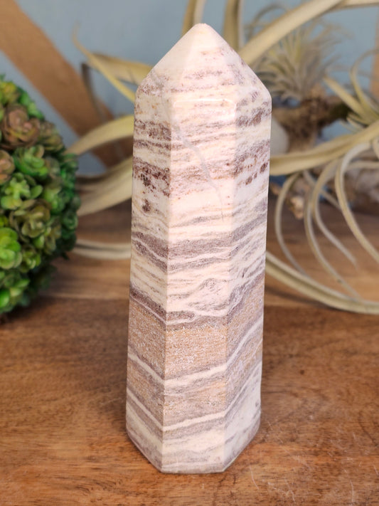 Lavender Rhodochrosite Tower