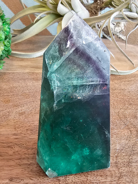 Green Fluorite Tower