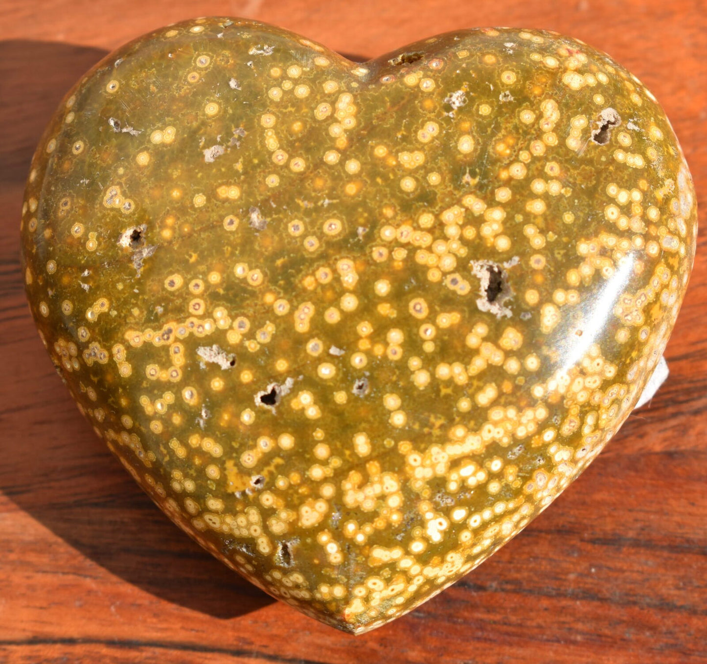 Orbicular Jasper Heart