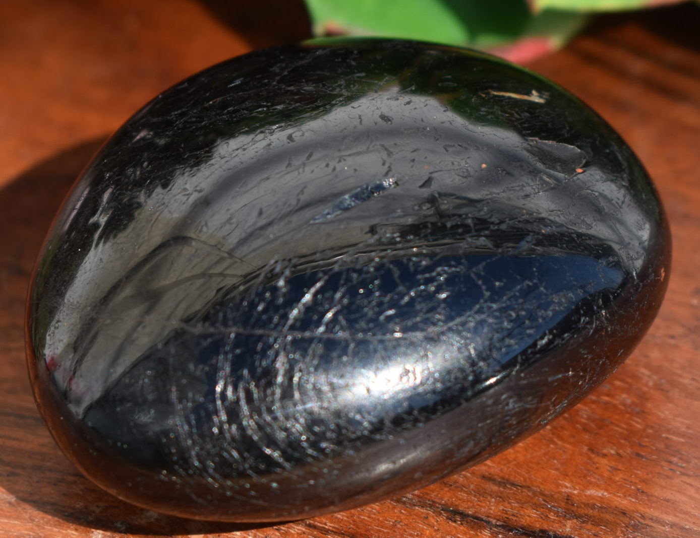 Black Tourmaline Palm Stone