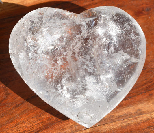 Clear Quartz Heart