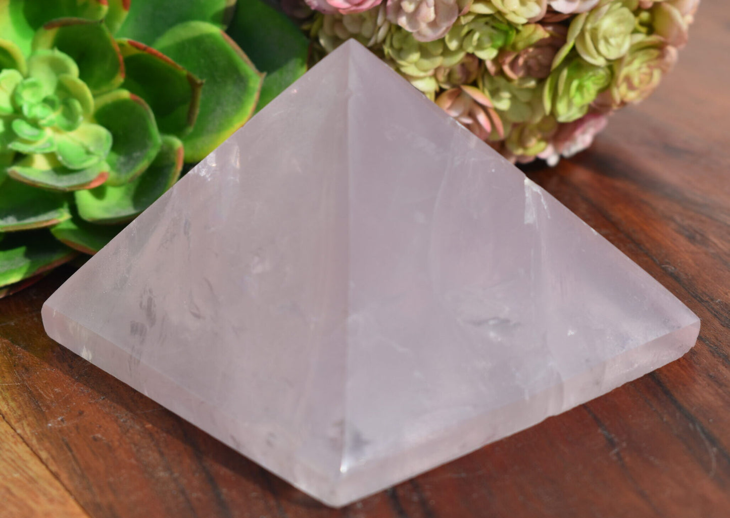 Rose Quartz Pyramid