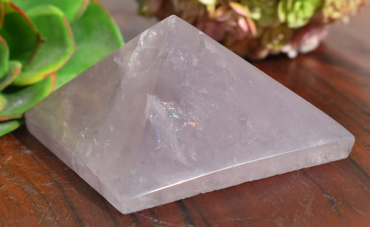 Rose Quartz Pyramid