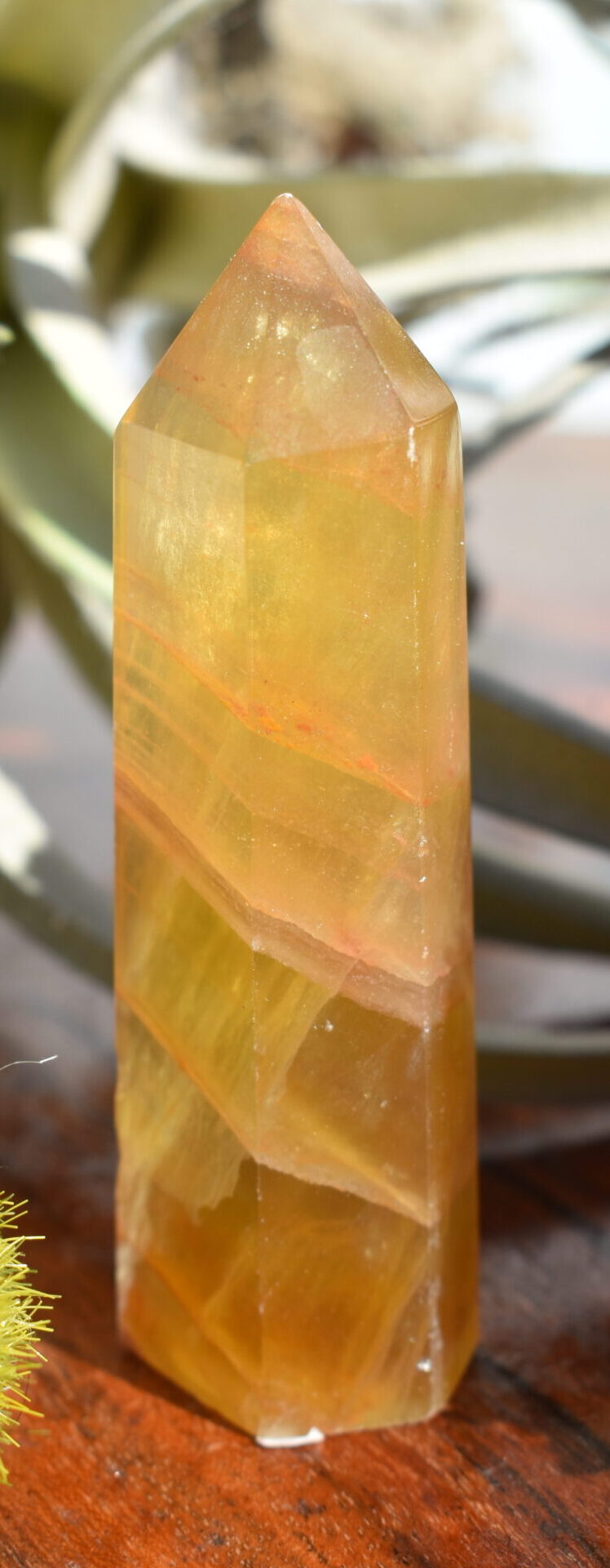 Yellow Fluorite Point