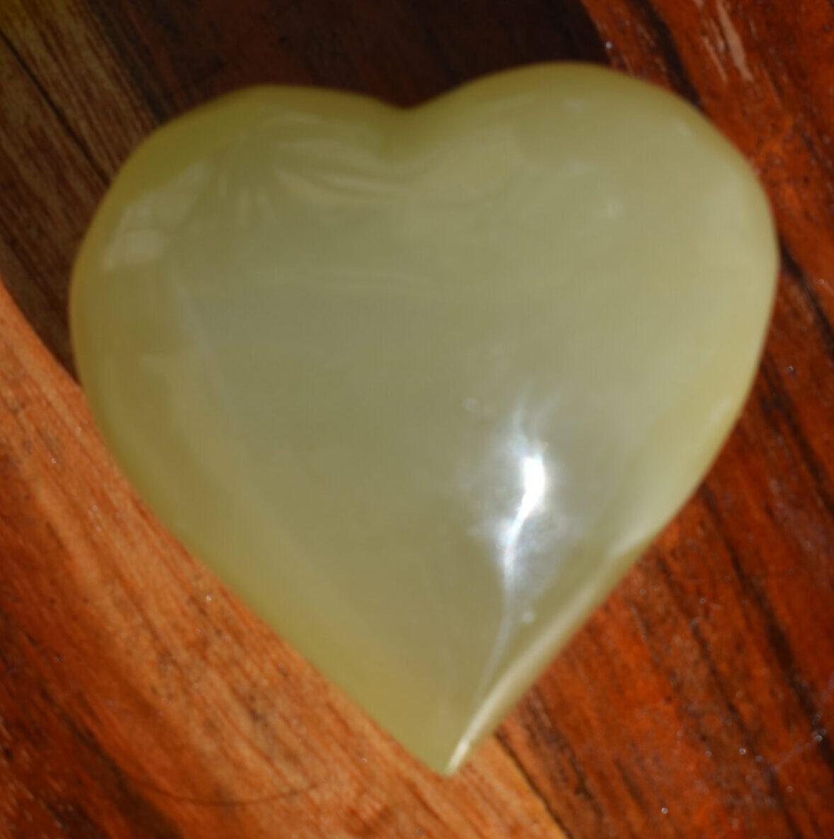 Green Onyx Heart