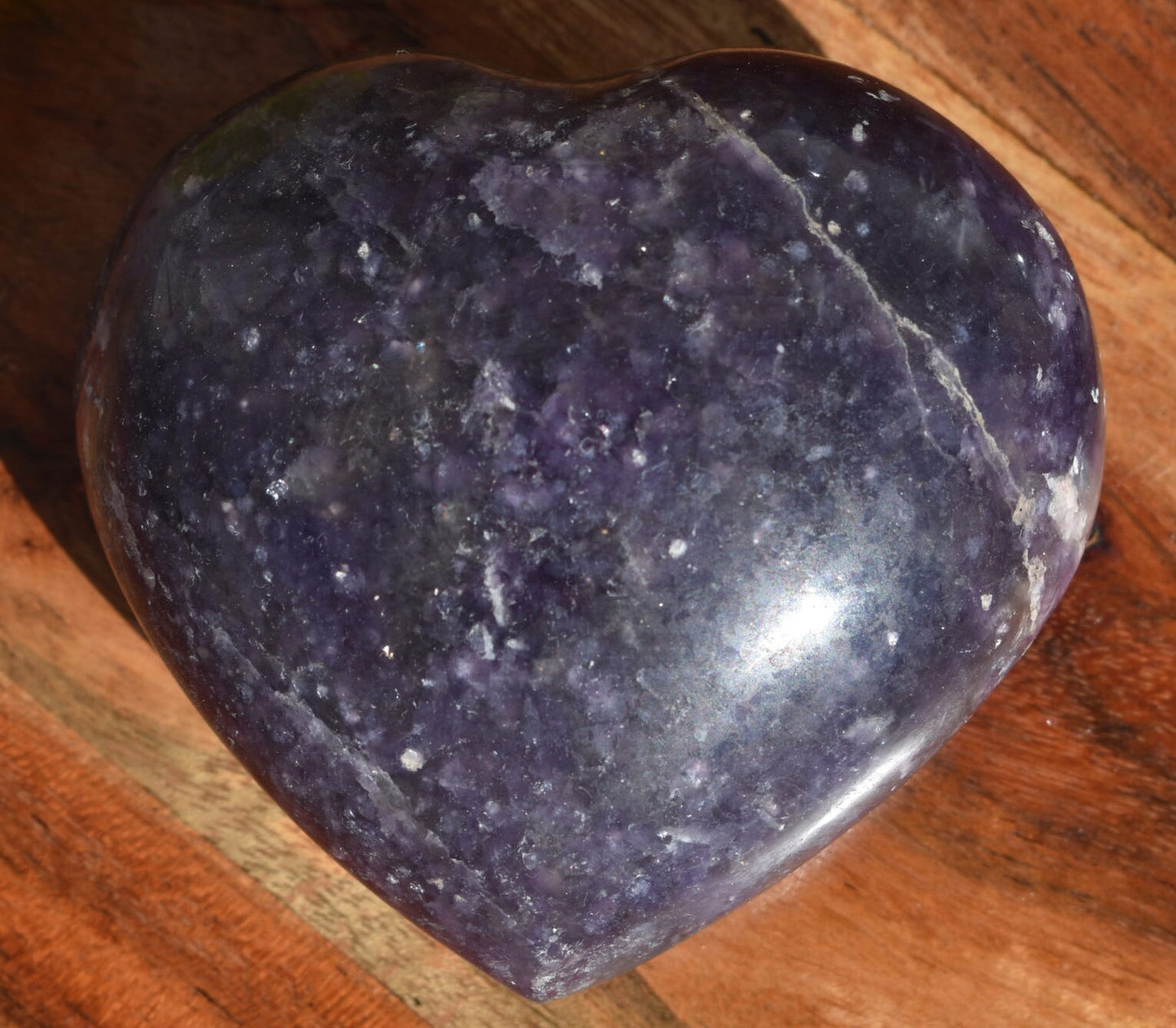 Lepidolite Heart